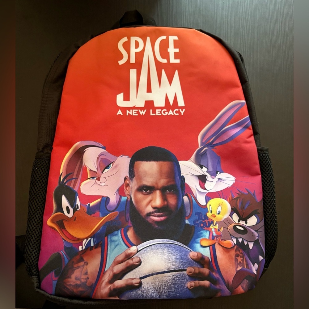 Space Jam a New Legacy LeBron Tune Squad -Backpack  Like New